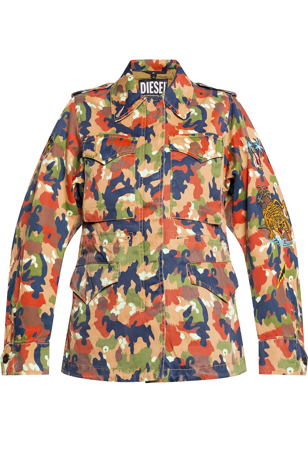 Diesel camouflage outlet jacket